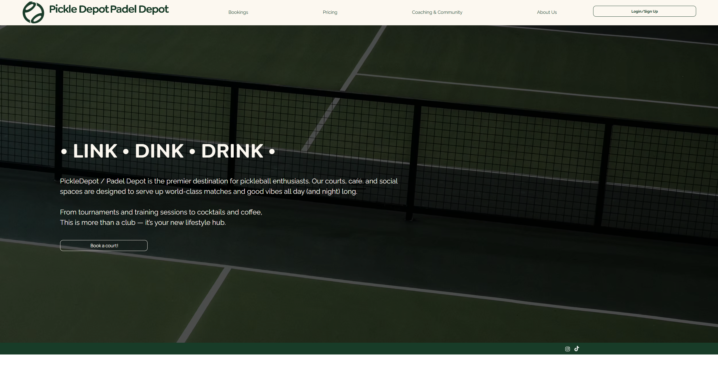 Pickle Depot website screenshot